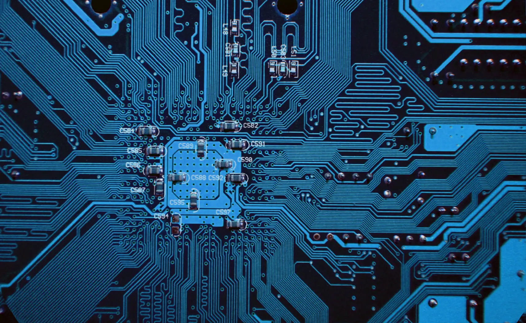 close up image of a circuit board